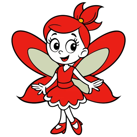 AI,JPG Cartoon Fairy Character Illustration