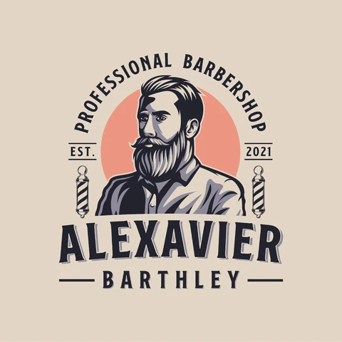 EPS,JPG Vintage Barbershop Logo Design