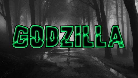 EPS,AI Efeito de texto de terror assustador