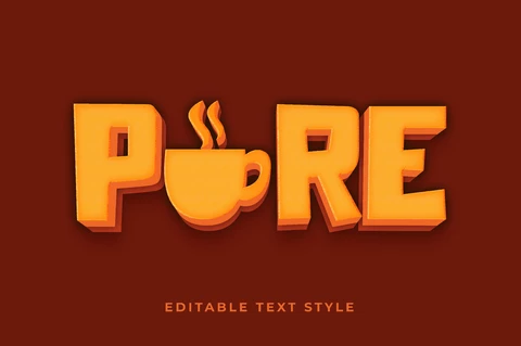 AI,EPS Efecto de texto puro