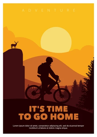 EPS,JPG Minimalist Adventure Poster Design