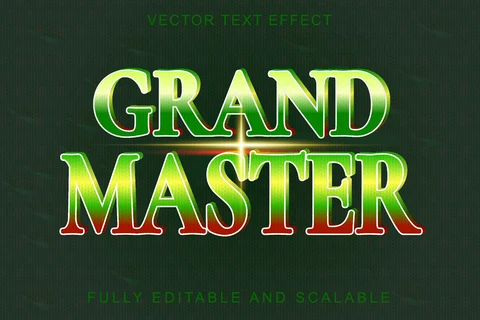EPS Grootmeester casino lettertype stijl effect