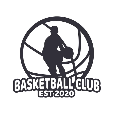EPS,JPG Basketball Club Logo Design
