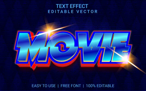 EPS,AI Effet de texte vidéo