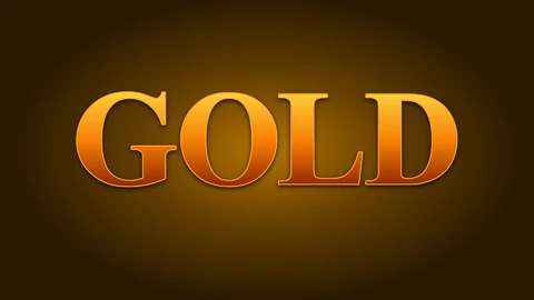 EPS,AI Texto em folha de ouro