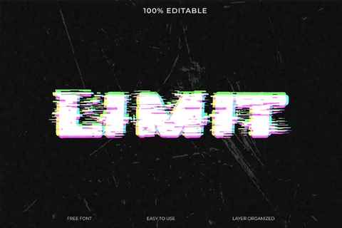 PSD Limitar o efeito de texto do estilo da fonte