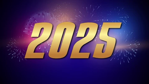 AI, EPS Fuochi d'artificio di buon anno 2025