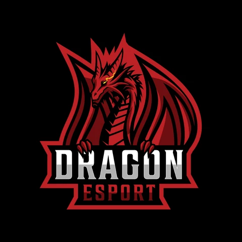 EPS,JPG Esports Logo with Dragon Emblem