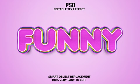 PSD Effet de texte amusant