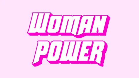 AI,EPS Woman 3D Text Effect