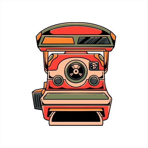 EPS,AI,JPG Ilustracja aparatu w stylu vintage