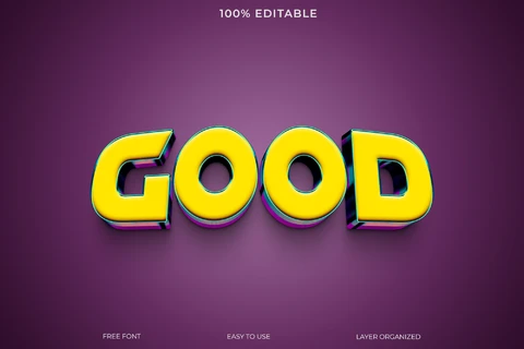 PSD Good Text Style Effect