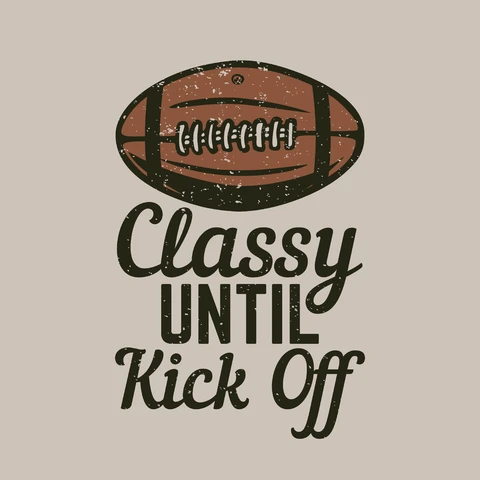 EPS,JPG Vintage Sports Typography with Football