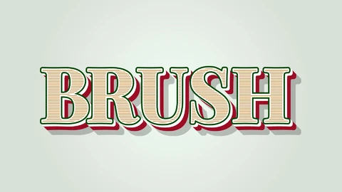 EPS,AI Elegancka czcionka brush script
