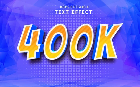 PSD Efecto texto 400k