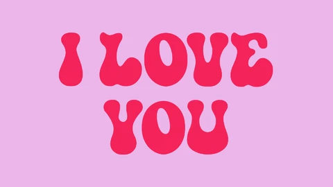 AI,EPS I Love You Groovy Text Effect