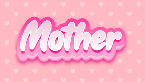 EPS,AI Estilo de texto para el Día de la Madre