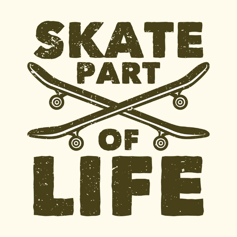 EPS,JPG Vintage Distressed Skateboard T-shirt Design