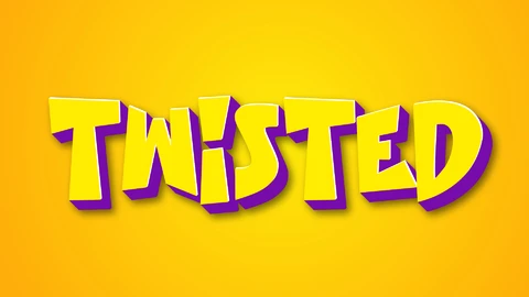 EPS,AI Efeito de texto de jogo distorcido