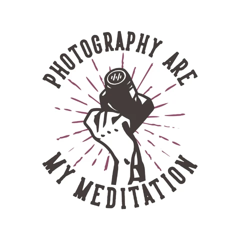 EPS,JPG Vintage Hand-Drawn Photography Emblem