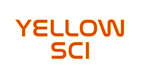 AI,EPS Efeito de texto sci amarelo