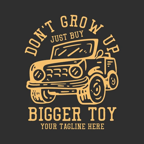 EPS,JPG Vintage Line Art Car T-Shirt Design
