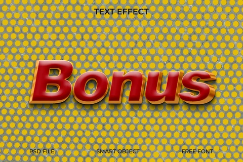 PSD Efeito de texto em estilo de quadrinhos 3d