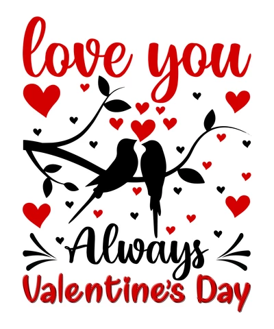 PNG,AI,EPS Te quiero siempre San Valentín