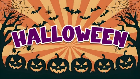 AI,EPS Efecto de texto de Halloween
