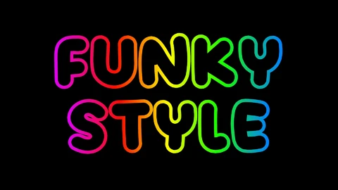 AI,EPS Funky-Stil Text-Effekt