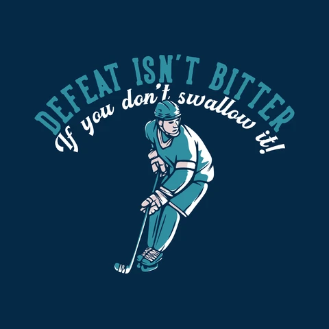 EPS,JPG Sporty Vintage Style Hockey Illustration