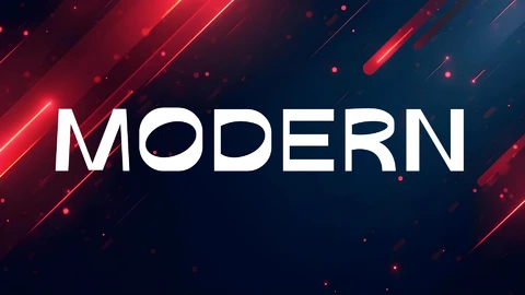 AI,EPS Fonte futurista moderna