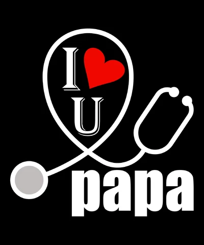 PNG,AI,EPS Eu te amo papai