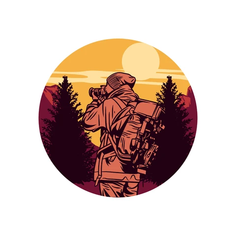 EPS,JPG Vintage Adventure Illustration