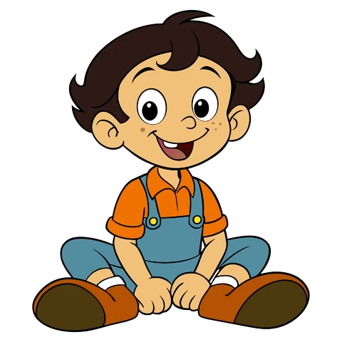 AI,JPG Cartoon Character Illustration