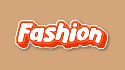AI,EPS Efecto texto de moda