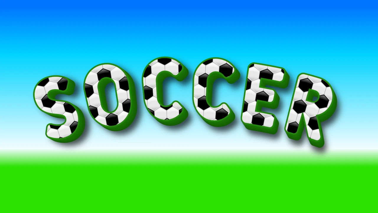 Soccer Themed Text Style 3D Text Effect