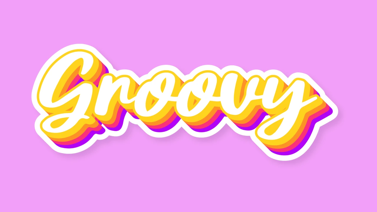 Groovy Texteffekt