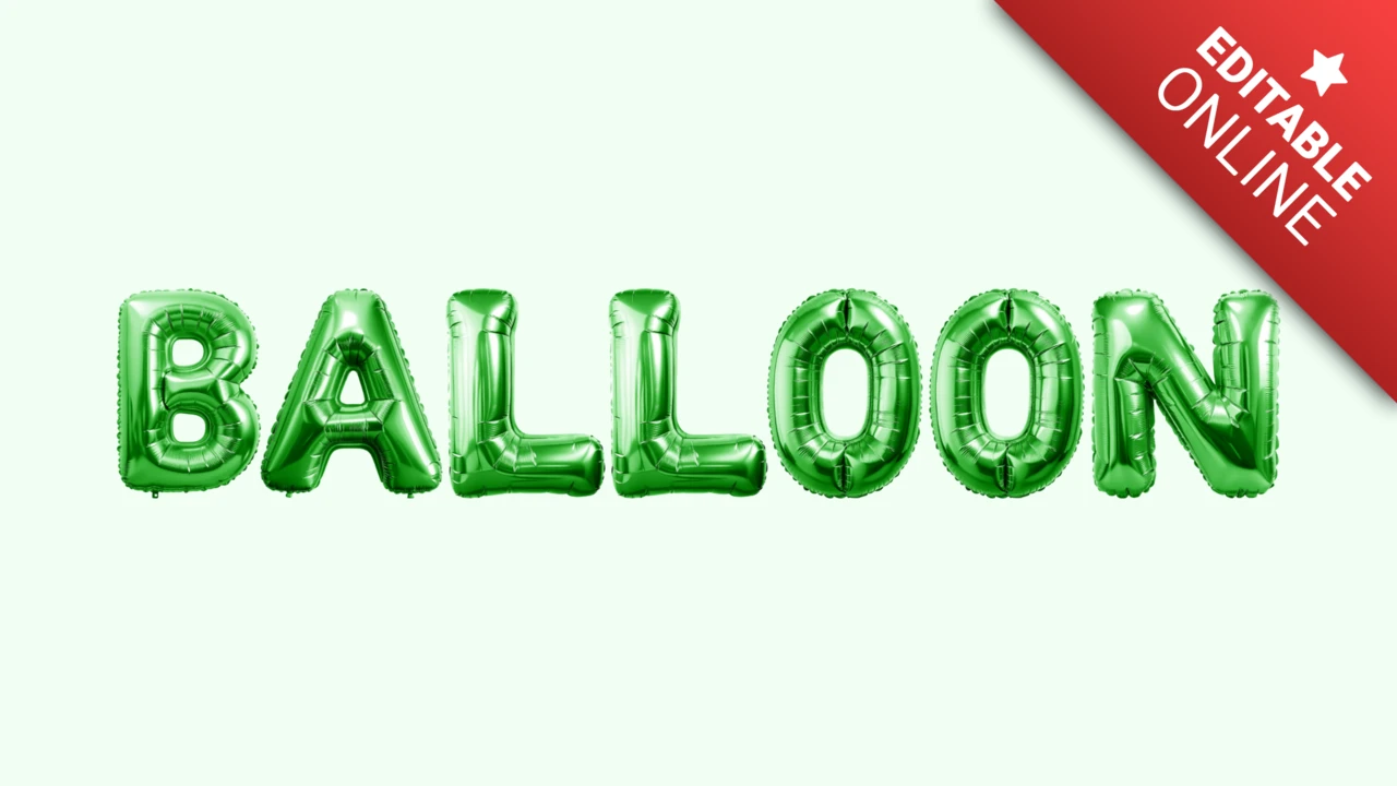 Fuente globo verde