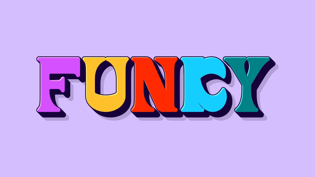 Vintage funky Typografie-Effekt