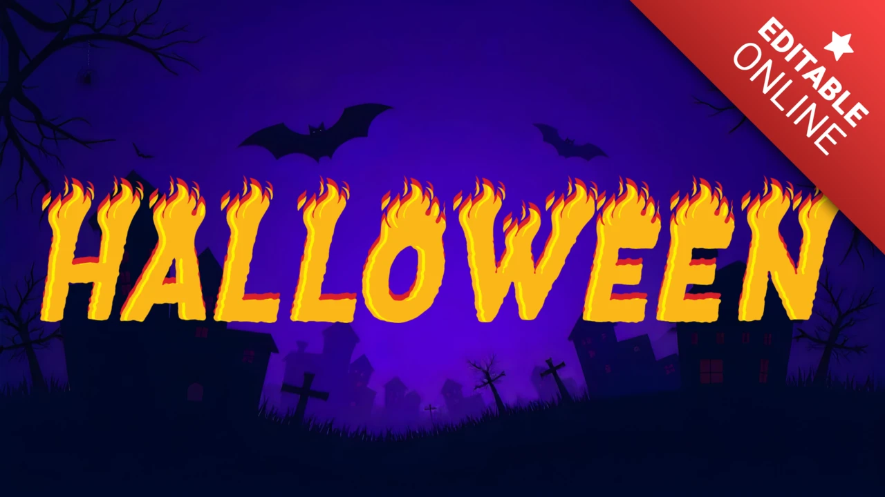 Police de caractères Halloween fire