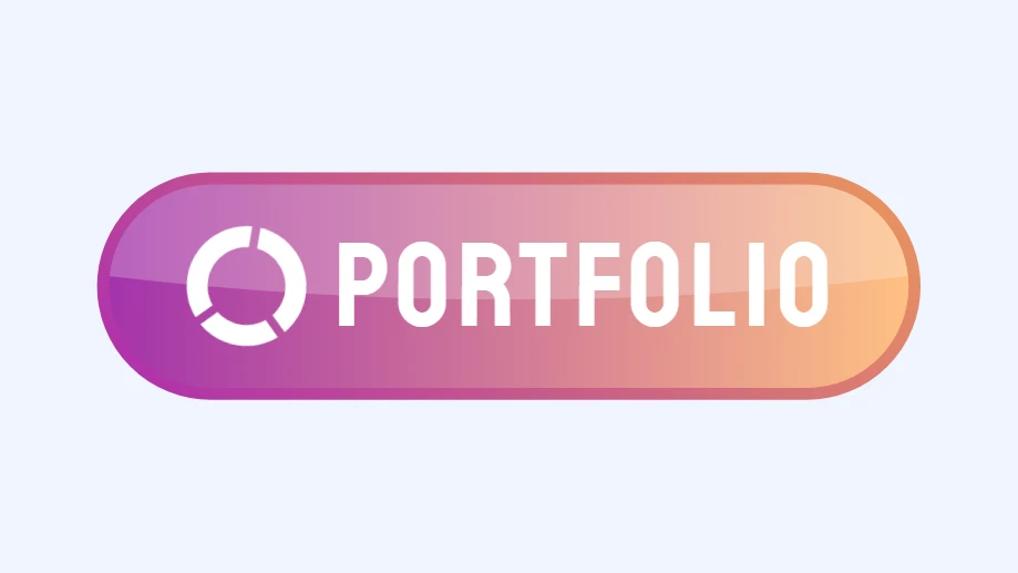 Pulsante portfolio sfumato viola arancione