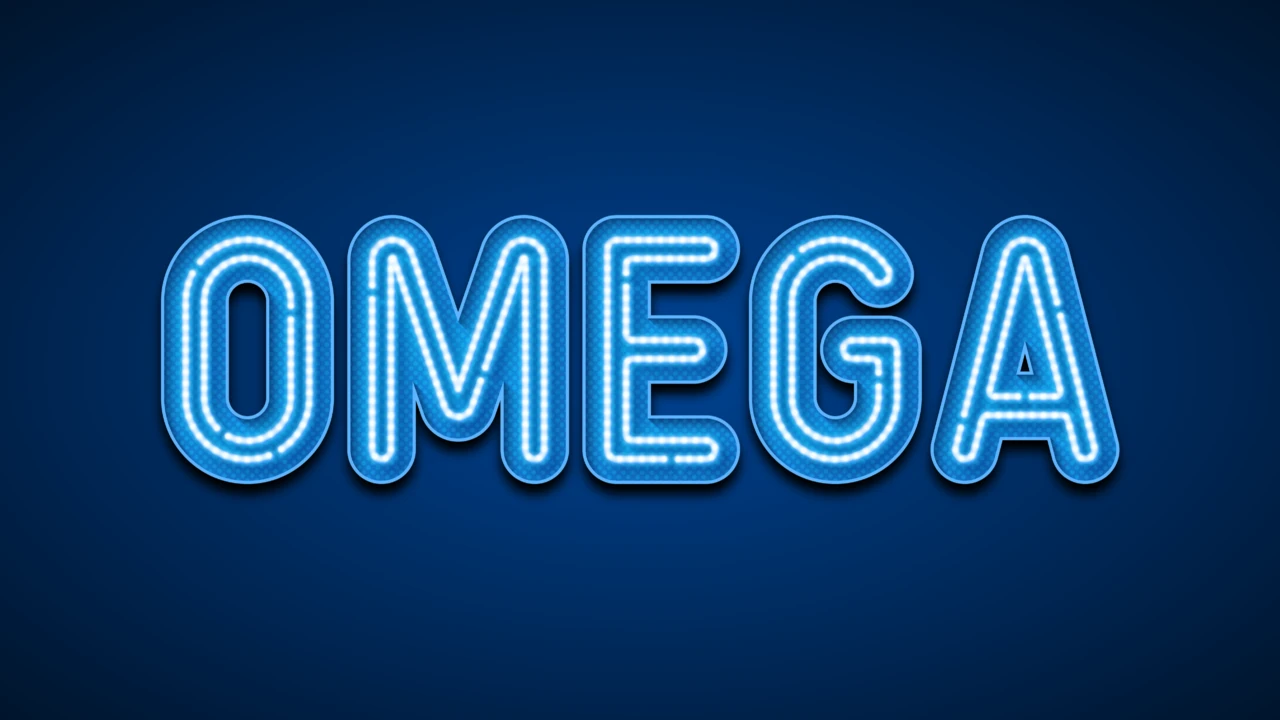 Effet de texte en police d'alphabet bleu néon lumineux