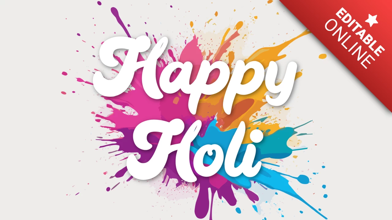 Holi metin efekti