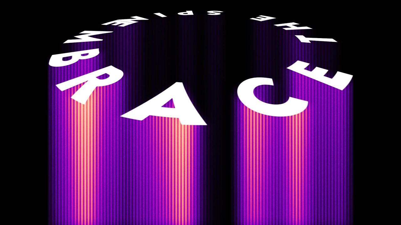 Circular Motion Blur Text Effect