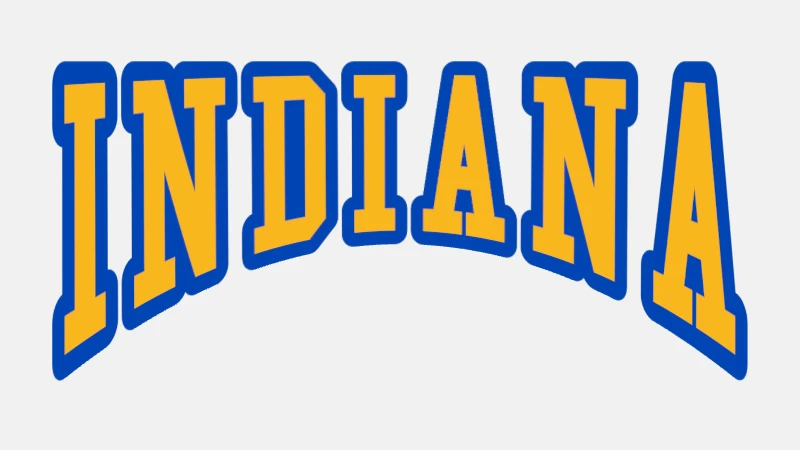 Vintage Collegiate Arch Text Effect