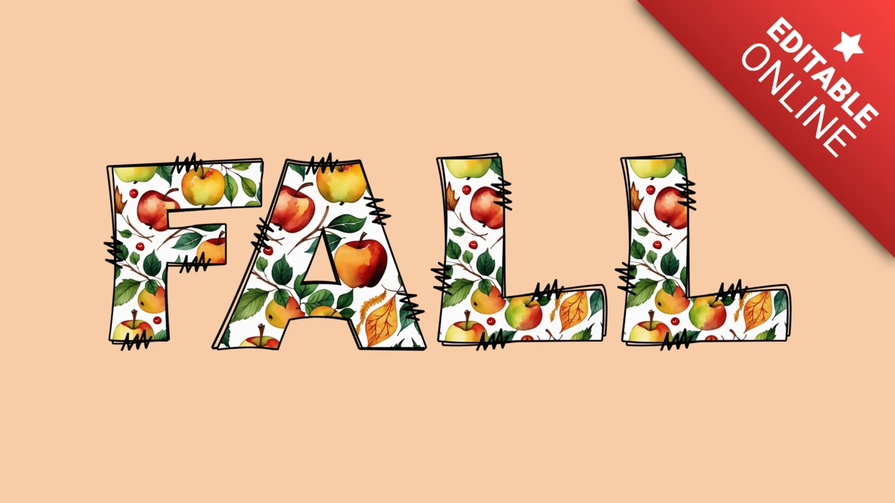 Schriftart Herbst