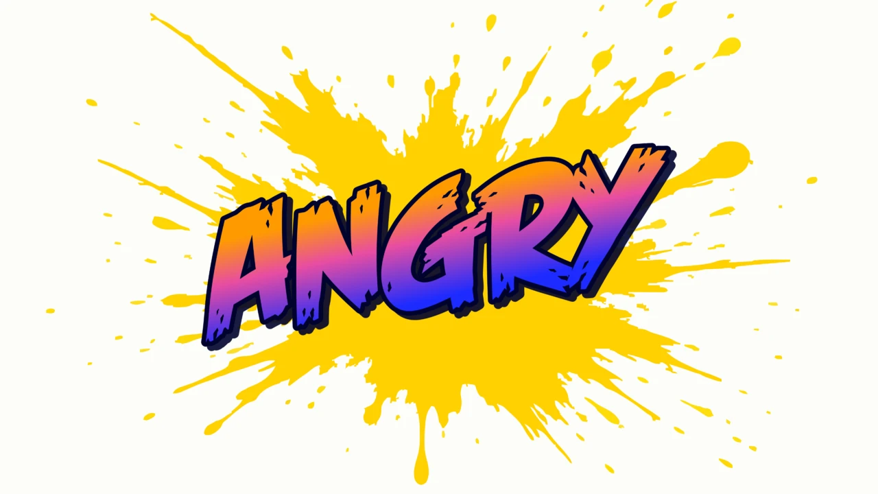 Boze graffiti spatten typografie-effect