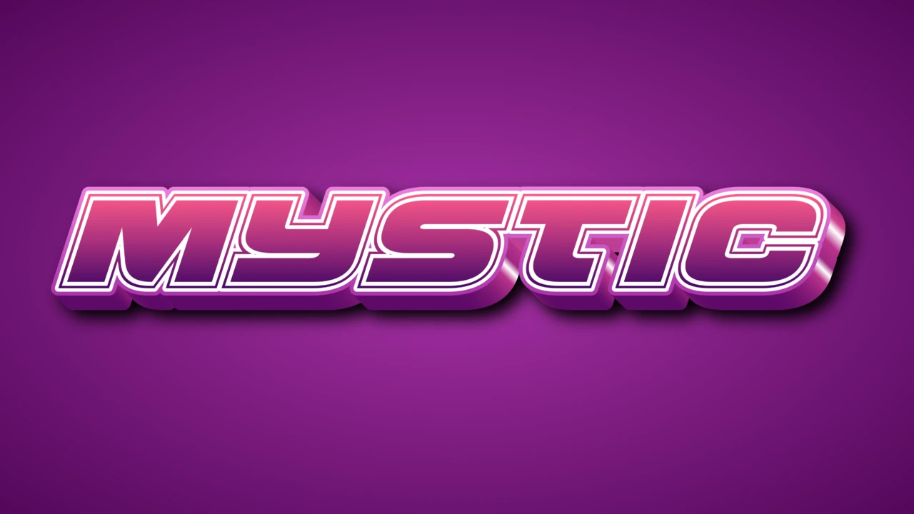Mystische lila Schrift