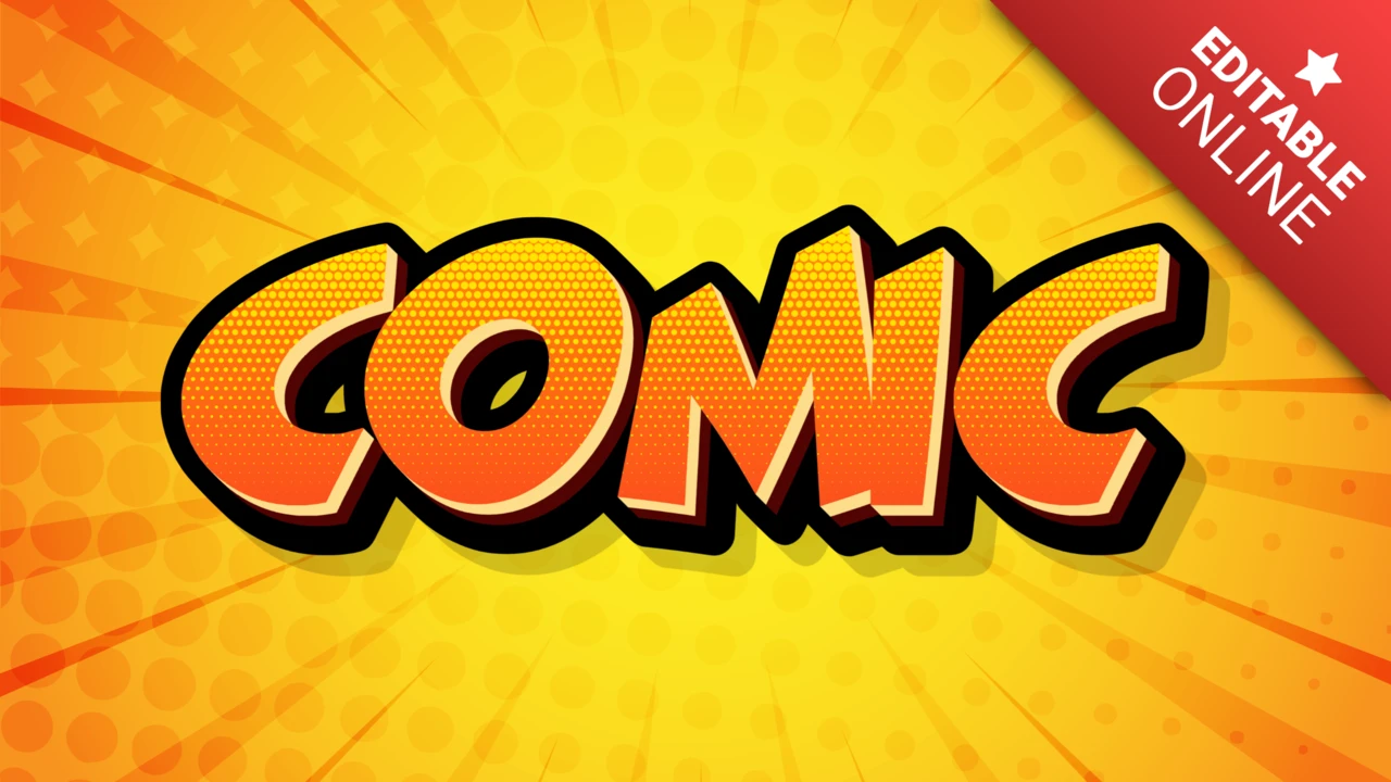 Effet de texte style bande dessinée